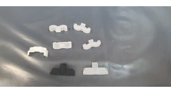 Silicon and plastic pieces for GHD S7N421 Max